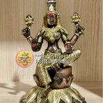 พระแม่ลักษมี ประทับดอกบัว (สูง 9.8 นิ้ว)