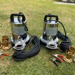 ไดโว่แสตนเลส Onsen มีให้เลือก 12V และ 24V สายยาว 10 เมตร ท่อเสริม 3 ขนาด แถมตัวคีบแบต 1 คู่