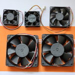 พัดลม 3 นิ้ว 3.5 นิ้ว 4.5 นิ้ว 6 นิ้ว 7 นิ้ว 8 นิ้ว และ พัดลม 24VDC 3 สาย 3 PIN