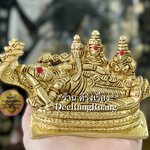 พระวิษณุ บรรทมสินธ์ุ พร้อมพระชายาทั้ง 2 พระองค์ และ พระพรหม **สูง 2.8 นิ้ว..Fine Quality**