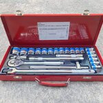 ชุดบล็อกสีบรอน Euro King tool 4 หุน 24 ชิ้น แบบ 12 เหลี่ยม