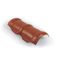 โอฬาร ครอบสันโค้ง หลังคาลอนคู่ สีแดงรุ่งอรุณ