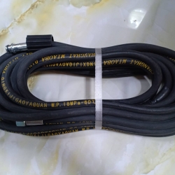 สายไฮดรอลิค(หัวพลาสติกเแข็ง) + ข้อต่อทองเหลือง