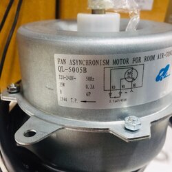 มอเตอร์คอยล์ร้อน หมุนขวา ยี่ห้อ QL