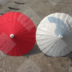 ร่มกระดาษสา สีล้วน 12 14 17 สีล้วนไม่เพ้น ขั้นต่ำ 12 คัน