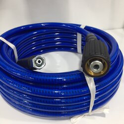 สายฉีดน้ำแรงดันสูง ยาว 10 เมตร (สีน้ำเงิน) แถมข้อต่อความยาวสาย