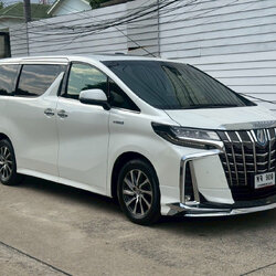 TOYOTA ALPHARD 2.5 HYBRID TOP สีขาว ปี 2017