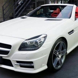 Benz SLK 250 Matt White Option ปี 2012