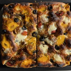 Special Sourdough Focaccia with Cheddar Cheese