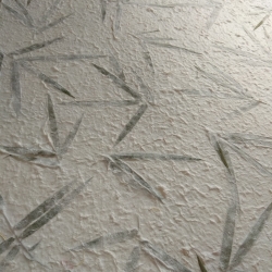 กระดาษสาขรุขระ มี ใบไผ่