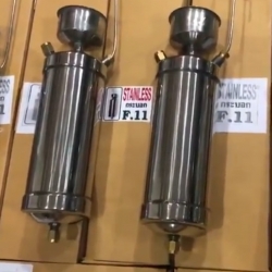 กระบอกสแตนเลสสำหรับเติมน้ำยา F11