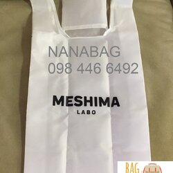 กระเป๋าผ้าร่มพับได้ 210 ทรงย่าม รับทำกระเป๋าขั้นต่ำ100ใบเท่านั้น