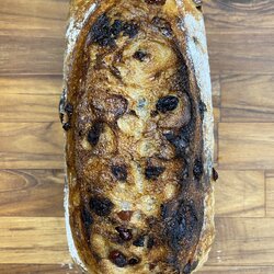 Ⓥ Bitter-Bitter Triple Chocolate Cranberry Sourdough TIN (ชอบขมๆ) (16% Whole Wheat)