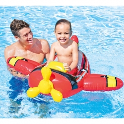 intex 59380 แพนั่งแฟนซีเด็กลายการ์ตูน เครื่องบินแดง