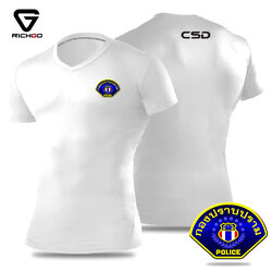 NVPL14-เสื้อยืดคอวีตำรวจกองปราบปราม