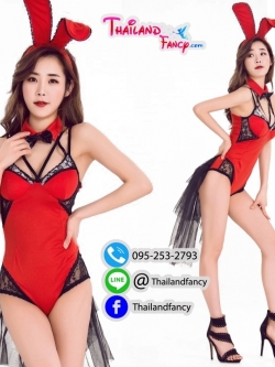 ชุดคอสเพลย์กระต่าย Cosplay Bunny ชุดบันนี่เกิร์ล ชุดกระต่ายบันนี่ ชุดเพลย์เกิร์ล ชุดแฟนซีกระต่ายเดรสคล้องคอขาวดำพร้อมหูกระต่ายเข้าเซ็ท สำเนา