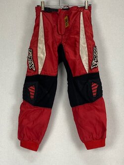 กางเกงขี่มอเตอร์ไซด์ ( มือสอง ) E&A 373: เอว 28" ยาว 25" **FOX**