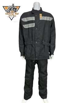 ชุดสำหรับขี่มอเตอร์ไซด์ ( มือสอง ) SET 012 ชุดทัวริ่ง เสื้อการ์ด + กางเกง ยี่ห้อ* ** BMW***