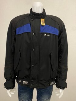 เสื้อขี่มอเตอร์ไซด์( มือสอง) RCS 768: อก 54" ยาว 27" ** FURYGAN** (ไม่มีการ์ดหลัง)