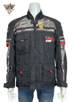 เสื้อขี่มอเตอร์ไซด์( มือสอง) RCTA 624: อก 48" ยาว 28"(XL) **KENNY** (ไม่มีการ์ด)