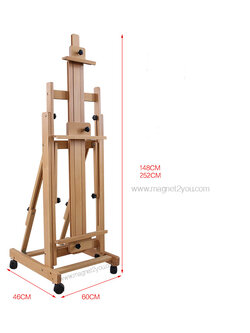 ขาตั้งอาร์ต/ขาตั้งวาดรูป ปรับนอนได้ 2 ช่องวางรูป