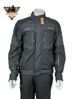 เสื้อขี่มอเตอร์ไซด์( มือสอง) CRSB 013 : อก 48" ยาว 25" (L) **Macadam**