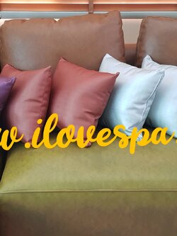 หมอนอิง หนัง PU Silk