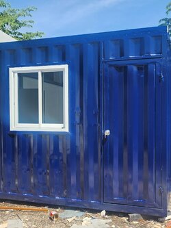 สำนักงาน ผนังตู้คอนเทนเนอร์ 3*3 ม.