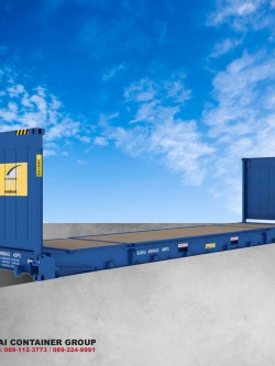 ตู้คอนเทนเนอร์ Flat Rack ขนาด 40 ฟุต