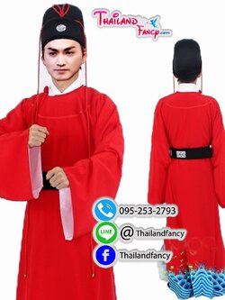 ชุดเช่าแฟนซีผู้ชาย ชุดแมวหลวงจั่นเจา ชุดจีนโบราณ ชุดผู้พิพากษาหน้าดำ ชุดท่านเปาบุ้นจิ้น ชุดภาพยนตร์จีน ชุดราชองค์รักษ์จั่นเจาของท่านเปาบุ้นจิ้น