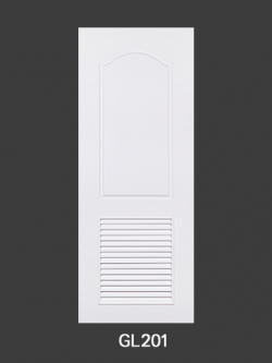 ประตู uPVC GREEN GL201 ขาว