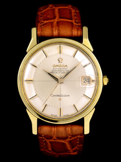 **HOLD** Omega Constellation Pia Pan Dial หน้าปัด12เหลี่ยม CrossHair ตัวเรือนทองหุ้ม ขาสิงห์ นาฬิกาปี1966 Automatic ขนาด 35 mm