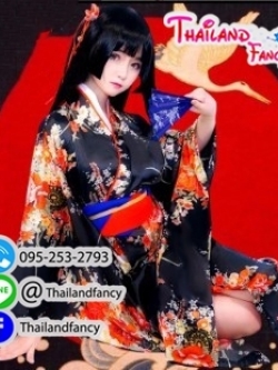 ชุดเช่าแฟนซีผู้หญิง Enma Ai Anime Cosplay ชุดแฟนซีการ์ตูนอะนิเมะญี่ปุ่น Japaness Hell Girl ชุดกิโมโนญี่ปุ่นสีดำลายแดงโอบิแดง