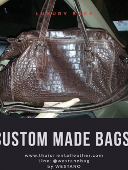 Crocodile travel bags