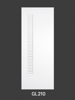 ประตู uPVC GREEN GL210 น้ำตาล