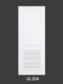 ประตู uPVC GREEN GL204 น้ำตาล