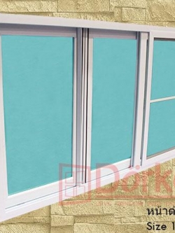 หน้าต่างบานเลื่อน 180x110 ซม.