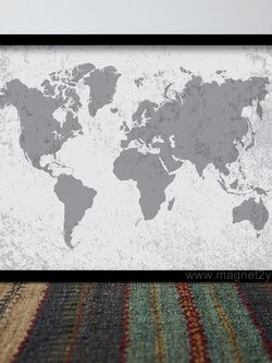 กระดานสะสมแม่เหล็กพิมพ์พื้น 120x180 Travel2