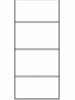 ประตู PW uPVC G-SERIES PRM004