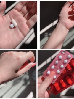 Set คู่ สุดคุ้ม vาวใส X 2 Shihada Gluta 20 เม็ด + Vitamin C Korea 20 เม็ด