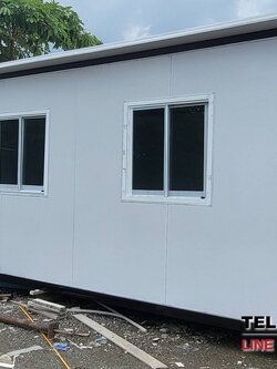 ตู้ออฟฟิต ผนัง สำเร็จรูป ขนาด 3x6x2.50ม.