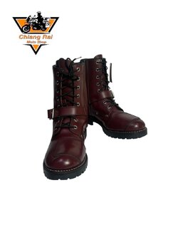 รองเท้าขี่มอเตอร์ไซด์( มือสอง) RCBT-114 Size ขนาดจากป้าย 41:EUR / 7.5:UK / 26.5:Cm.(Avirex)