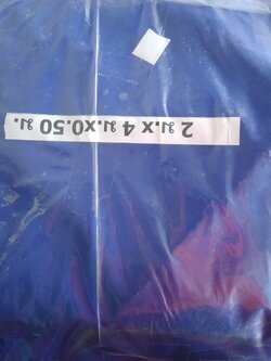 กระชัง 2 x 4 x .50 เมตร