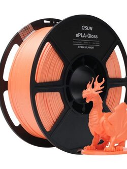# Orange สีส้ม #eSUN ePLA-Gloss 1.75mm 1 Kg. ePLA Gloss 3d Printer Filament เส้นใยพลาสติก วัสดุการพิมพ์