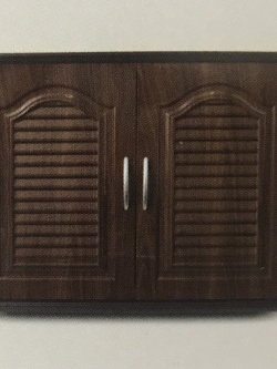 บานซิงค์คู่ VISA SILVER ลายไม้