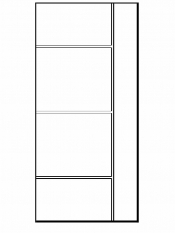 ประตู PW uPVC G-SERIES PRM003