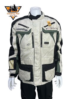 เสื้อขี่มอเตอร์ไซด์( มือสอง) RCTA 779 อก 52" ยาว 30 (XL) **VANUCCI**