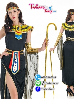 ชุดเช่าแฟนซีผู้หญิง เช่าชุดคลีโอพัตราผู้หญิง ชุดเจ้าหญิงกรีก ชุดอียีปต์ ชุดคู่ฟาร์โรห์ ชุดนานาชาติ ชุดโรมันโบราณ ชุดคลีโอพัตราสีดำทอง