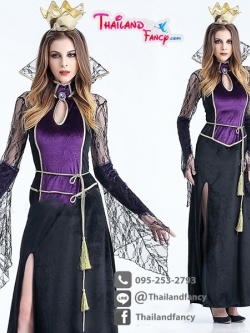 ชุดแฟนซีผู้หญิงสำหรับเช่า เช่าชุดแฟนซีแม่มดสโนว์ไวท์ ชุดแม่เลี้ยงสโนว์ไวท์ ชุดคอสเพลย์แม่มดการ์ตูนสโนว์ไวท์