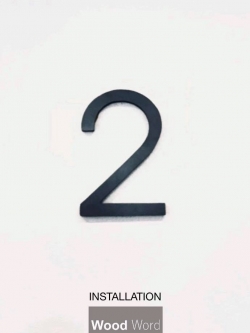 ตัวเลขบอกชั้น ตัวเลขติดผนัง